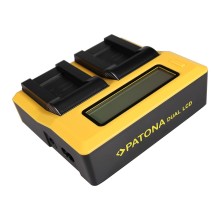 PATONA Dual LCD USB Ładowanie f. Sanyo DB-L90 DMX DMXSH1 DMX-SH1 DMXSH11 DMX-SH11 DB-L90 VPC PATONA Dual LCD USB Ładowanie f. Sanyo DB-L90 DMX DMXSH1 DMX-SH1 DMXSH11 DMX-SH11 DB-L90 VPC