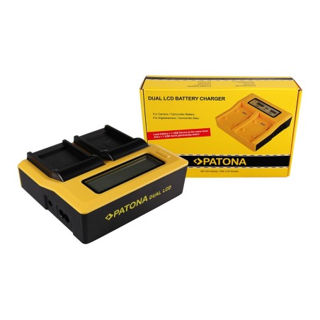 PATONA Dual LCD USB Ładowanie f. Casio NP-110 Exilim EXH30 EX-H30 EXZ2000 EX-Z2000 EXZ2300