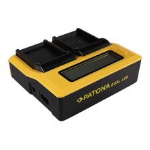 PATONA Dual LCD USB Ładowanie f. Casio NP-110 Exilim EXH30 EX-H30 EXZ2000 EX-Z2000 EXZ2300 PATONA Dual LCD USB Ładowanie f. Casio NP-110 Exilim EXH30 EX-H30 EXZ2000 EX-Z2000 EXZ2300