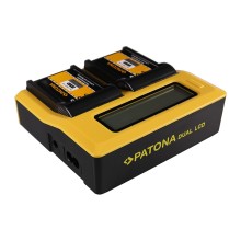 PATONA Dual LCD USB Ładowanie f. Casio NP-110 Exilim EXH30 EX-H30 EXZ2000 EX-Z2000 EXZ2300 PATONA Dual LCD USB Ładowanie f. Casio NP-110 Exilim EXH30 EX-H30 EXZ2000 EX-Z2000 EXZ2300