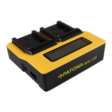 PATONA Dual LCD USB Ładowanie f. Samsung IA-BP210E HMX HMXH203 HMX-H203 IA-BP210E SMX SMXF40 PATONA Dual LCD USB Ładowanie f. Samsung IA-BP210E HMX HMXH203 HMX-H203 IA-BP210E SMX SMXF40