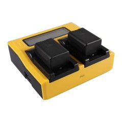 PATONA Dual LCD USB Ładowanie f. Panasonic VW-VBK180 H H100 H101 H95 VW-VBK180 HC HCV700 HC-V700