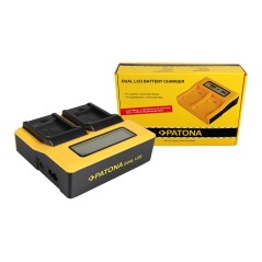 PATONA Dual LCD USB Ładowanie f. Nikon Casio NP-120 CoolPix S2500 S3100 S4100