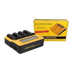 PATONA Dual LCD USB Ładowanie f. Canon NB-9L Cyfrowy IXUS 1000 1000HS 1100HS 500 HS 510HS NB-9L