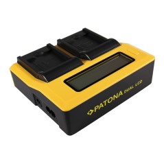 PATONA Dual LCD USB Ładowanie f. Panasonic DMW-BCK7 Lumix DMC78FXW DMC-78FXW DMCFH2 DMC-FH2