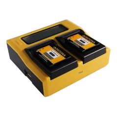 PATONA Dual LCD USB Ładowanie f. Kask GoPro AHDBT-001 HD Hero 1 2 AHDBT-001 HD HD Hero HD