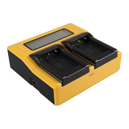 PATONA Ładowarka Dual LCD USB do Fuji NP-170 084-07042L-062 AHD 2 AHD H23 CB-170 Ordro