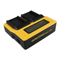 PATONA Dual LCD USB Ładowanie f. Kontur GPS Kontur CT-3650 HD 1080P