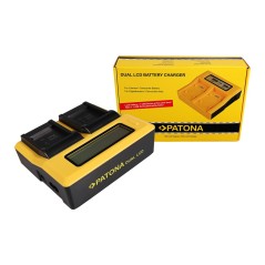 PATONA Dual LCD USB Ładowanie f. Canon NB-11L IXUS 125HS 240HS NB-11L Powershot A1200 A2200