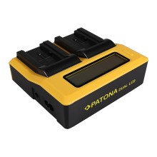 PATONA Dual LCD USB Ładowanie f. Canon BP-718 727 Legria HF R36 HF306 HF38 HF406 HF48 HFM506
