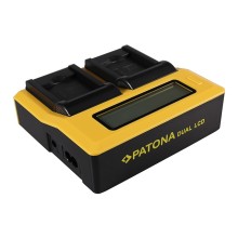 PATONA Dual LCD USB Ładowanie f. Samsunga BP-88A DV200 DV300 PATONA Dual LCD USB Ładowanie f. Samsunga BP-88A DV200 DV300