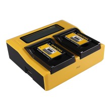 PATONA Dual LCD USB Ładowanie f. Samsunga BP-88A DV200 DV300 PATONA Dual LCD USB Ładowanie f. Samsunga BP-88A DV200 DV300