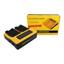 PATONA Dual LCD USB Ładowanie f. Samsung EB-F1A2GBU I519 I569 I579 I8150 i8150 W i9050 i9100 PATONA Dual LCD USB Ładowanie f. Samsung EB-F1A2GBU I519 I569 I579 I8150 i8150 W i9050 i9100