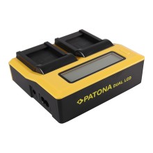 PATONA Dual LCD USB Ładowanie f. Panasonic DMW-BCM13 Lumix DMCFT5 DMC-FT5 DMCFT51 DMCTS5 DMC-TS5
