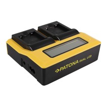 PATONA Dual LCD USB Ładowanie f. Panasonic DMW-BCN10 Lumix DMCLF1 DMC-LF1 DMCLF1K DMC-LF1K