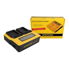 PATONA Dual LCD USB Ładowanie f. Nikon EN-EL23 Coolpix p600