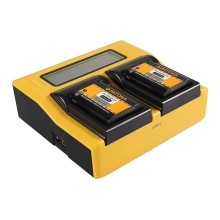 PATONA Dual LCD USB Ładowanie f. Nikon EN-EL23 Coolpix p600