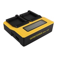 PATONA Dual LCD USB Ładowanie f. Samsung B740E Galaxy NX mini NXF1 S4 Zoom S4 Zoom LTE SMC101 PATONA Dual LCD USB Ładowanie f. Samsung B740E Galaxy NX mini NXF1 S4 Zoom S4 Zoom LTE SMC101
