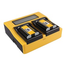 PATONA Dual LCD USB Ładowanie f. Canon NB12L NB13L Legria Mini X NB12L NB13L PowerShot G1 X Mark