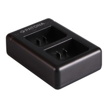 Podwójna szybka ładowarka PATONA do Garmin VIRB XE, GMCP902624 w tym. Kabel micro-USB Podwójna szybka ładowarka PATONA do Garmin VIRB XE, GMCP902624 w tym. Kabel micro-USB