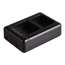 Podwójna szybka ładowarka PATONA do Garmin VIRB XE, GMCP902624 w tym. Kabel micro-USB Podwójna szybka ładowarka PATONA do Garmin VIRB XE, GMCP902624 w tym. Kabel micro-USB