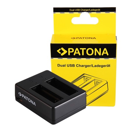 Podwójna szybka ładowarka PATONA f. SJCAM SJ6 Legend Black SJ6000 w tym. Kabel micro-USB