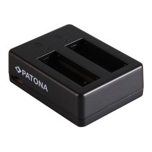 Podwójna szybka ładowarka PATONA f. SJCAM SJ6 Legend Black SJ6000 w tym. Kabel micro-USB