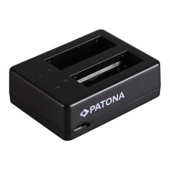 Podwójna szybka ładowarka PATONA f. SJCAM SJ6 Legend Black SJ6000 w tym. Kabel micro-USB