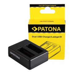 Podwójna szybka ładowarka PATONA f. SJCAM SJ6 Legend Black SJ6000 w tym. Kabel micro-USB