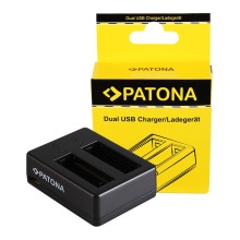 Podwójna szybka ładowarka PATONA f. SJCAM SJ6 Legend Black SJ6000 w tym. Kabel micro-USB