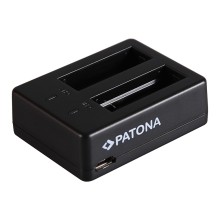 Podwójna szybka ładowarka PATONA f. SJCAM SJ6 Legend Black SJ6000 w tym. Kabel micro-USB