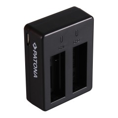 Podwójna szybka ładowarka PATONA f. SJCAM SJ6 Legend Black SJ6000 w tym. Kabel micro-USB