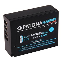 Bateria PATONA Premium do Fuji NP-W126 HS33 EXR Fujifilm FUJI Finepix-Pro 1 HS30 EXR Fuji X-T3, VPB-XT3