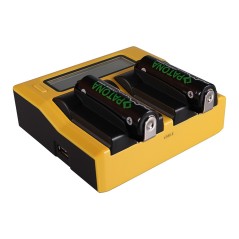 PATONA Dual LCD USB Ładowanie f. 18650 Zelle ICR18650-26F INR18650F1L NCR18650B US18650VTC5 US18650V
