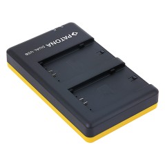 Podwójna szybka ładowarka PATONA f. Sony NP-FZ100 A7 III A7M3 Alpha 7 III A7 R III A7RM3 Alpha 7 R III w tym. Kabel USB typu C