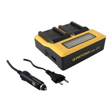 PATONA podwójny wyświetlacz LCD USB ładowarka do Sony NP-FZ100 A7 III A7M3 alfa 7 III A7 R III A7RM3 alfa 7 R III A9 alfa 9 FZ10