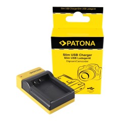 PATONA Slim ładowarka micro-USB f. Canon LP-E17 EOS 750D 760D 8000D Pocałunek X8i Rebel Rebel T6i Rebel