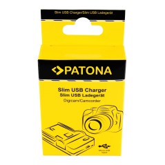 PATONA Slim ładowarka micro-USB f. Canon LP-E17 EOS 750D 760D 8000D Pocałunek X8i Rebel Rebel T6i Rebel