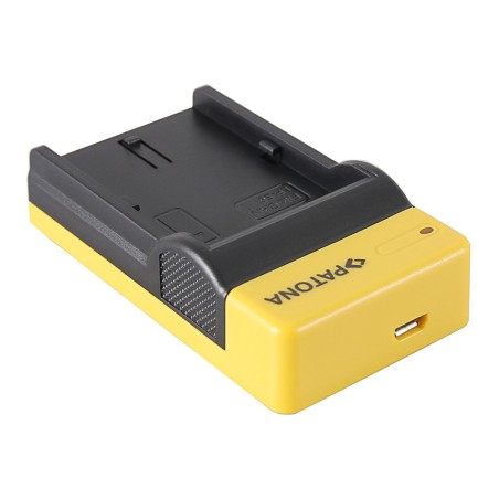PATONA Slim ładowarka micro-USB f. Canon LP-E6 EOS 5D 60D 60Da 6D 7D EOS70D EOS-70D LP-E6 Mark II