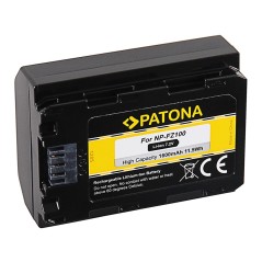 PATONA Bateria f. Sony NP-FZ100 A7 III A7M3 Alpha 7 III A7 R III A7RM3 Alpha 7 R III A9 Alpha 9 FZ100