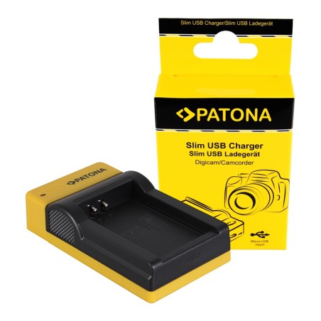 PATONA Slim ładowarka micro-USB f. Canon LP-E12 EOS M