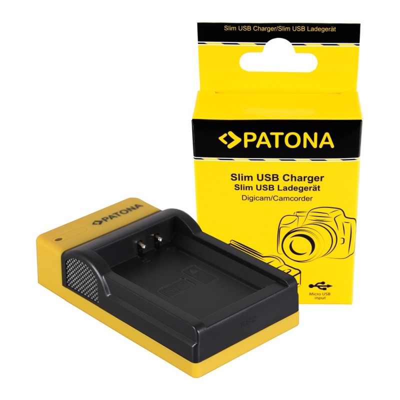 PATONA Slim ładowarka micro-USB do Canon LP-E10 EOS EOS1100D EOS-1100D Rebel T3 LP-E10 Kiss X50 PATONA Slim ładowarka micro-USB do Canon LP-E10 EOS EOS1100D EOS-1100D Rebel T3 LP-E10 Kiss X50