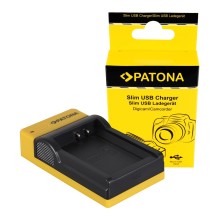 PATONA Slim ładowarka micro-USB do Canon LP-E10 EOS EOS1100D EOS-1100D Rebel T3 LP-E10 Kiss X50 PATONA Slim ładowarka micro-USB do Canon LP-E10 EOS EOS1100D EOS-1100D Rebel T3 LP-E10 Kiss X50