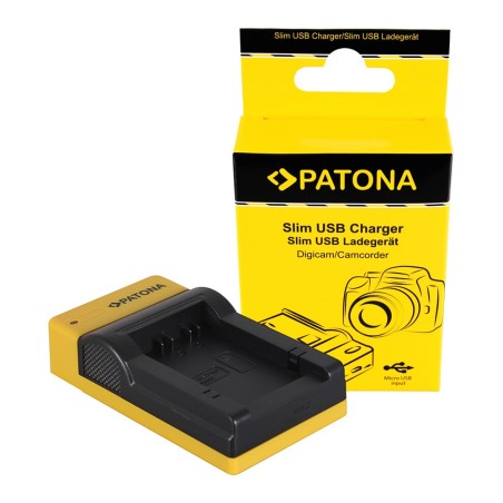 PATONA Slim ładowarka micro-USB f. Leica Panasonic DMW-BMB9 V-Lux V-Lux 2 VLux 2 II