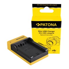PATONA Slim ładowarka micro-USB f. Sony NP-FZ100 A7 III A7M3 Alpha 7 III A7 R III A7RM3 Alpha 7 R III A9 Alpha 9 FZ100