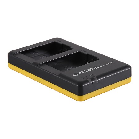 Podwójna szybka ładowarka PATONA f. Leica BP-DC9 Panasonic DMW-BMB9 V-Lux V-Lux 2 VLux 2 II w komplecie. Kabel micro-USB