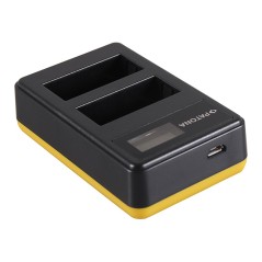 PATONA podwójna ładowarka USB LCD do Fujifilm Fuji NP-W126 FinePix HS30 EXR HS30EXR HS-30EXR HS33