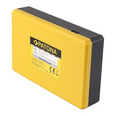 Potrójna ładowarka USB PATONA f. Canon LP-E8 EOS-450D EOS-550 EOS Rebel T2i w tym. Kabel USB typu C