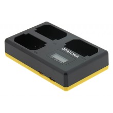 PATONA Ładowarka potrójna USB do Sony NP-FZ100 A7 III A7M3 Alpha 7 III A7 R III A7RM3 Alpha 7 R III A9 Alpha 9 FZ100