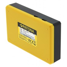 PATONA Ładowarka potrójna USB do Sony NP-FZ100 A7 III A7M3 Alpha 7 III A7 R III A7RM3 Alpha 7 R III A9 Alpha 9 FZ100